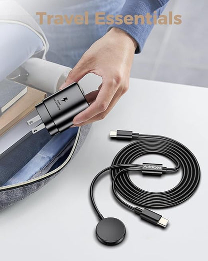 2 in 1 for Samsung Watch Charger, 25W USB C Fast Charger Compatible - Image 5