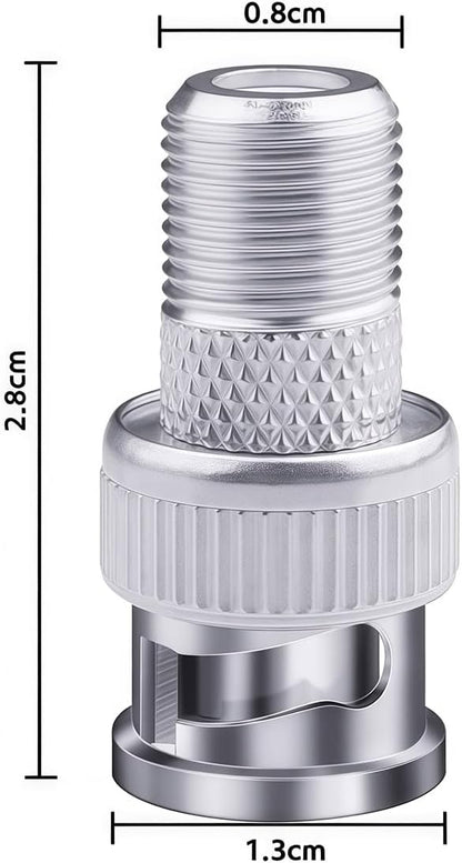 F to BNC Connector 59 Pcs BNC Male Plug to F Female Jack Coax Adapter 75 Ohm - Image 3