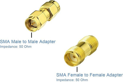 Superbat RF coaxial SMA Male to SMA Female Bulkhead RG174 15ft Cable + 3pcs RF - Image 6
