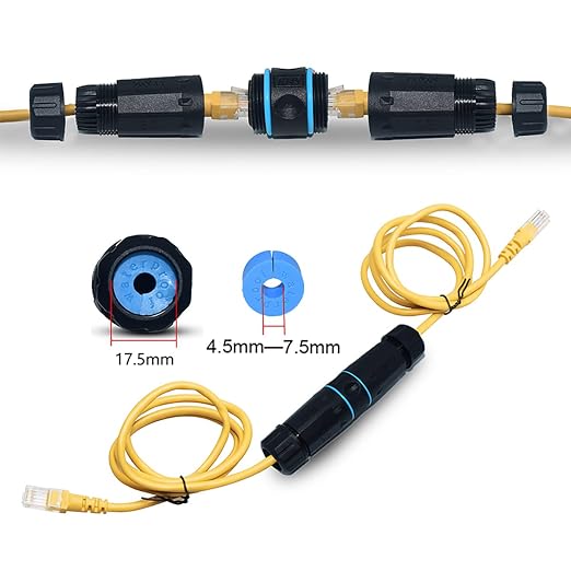 ZUZONG IP68 Waterproof RJ45 Coupler Shielded Pure Copper Ethernet Coupler - Image 2