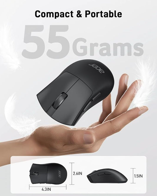 acer Wireless Mouse, 1200 DPI Computer Mouse - Image 2
