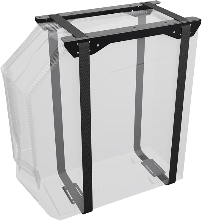 Suptek Uiversal PC Wall Mount, Computer Case CPU Holder Under-Desk PC Holder by suptek