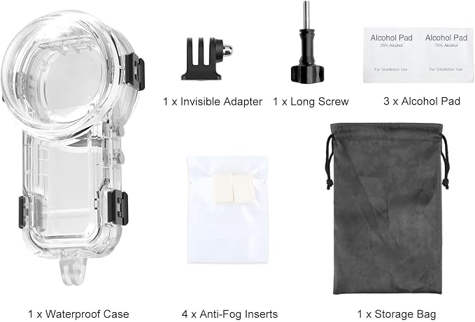 Invisible Dive Case for Insta360 X5, FotStdio Insta 360 X5 Waterproof Case - Image 8