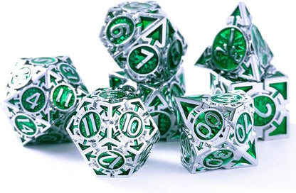 RULE DICE DND Metal Dice Set， D&D Dungeons and Dragons Dice, Cool Large by RULEDICE