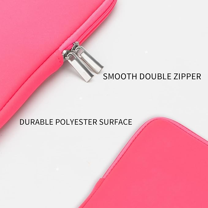 RAINYEAR 16 Inch Laptop Sleeve Protective Soft Case Padded Zipper Cover - Image 3