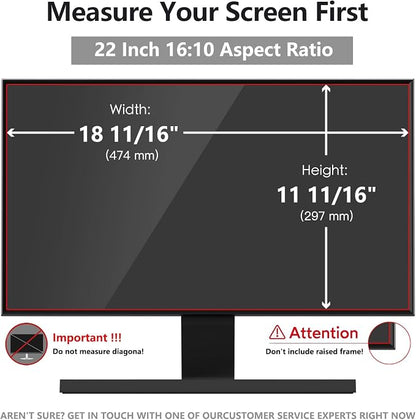 22 Inch Computer Privacy Screen Shield - Image 2