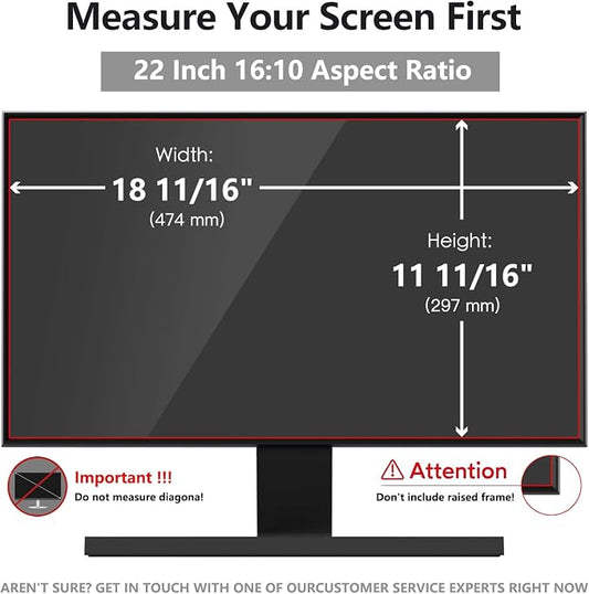 22 Inch Computer Privacy Screen Shield - Image 2