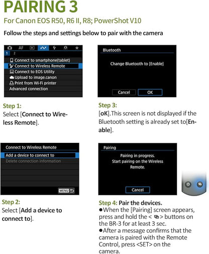 for Canon Camera Remote Control, Hanpusen Rechargeable Wireless Shutter Release - Image 9