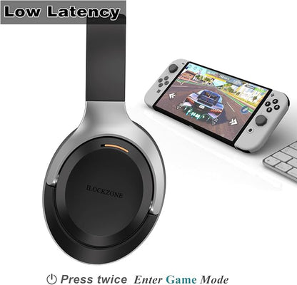 LC30Pro Hybrid Active Noise Cancelling Headphones, 100H Playtime Bluetooth - Image 3