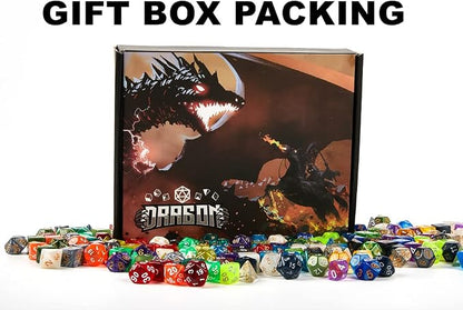 DND Dice Set 42 Pcs Polyhedral Dungeons and Dragons Rolling Dice - Image 3