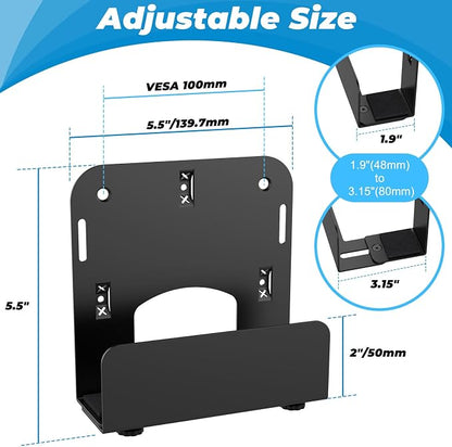 Cable Box Wall Mount, Adjustable Modem Mount Bracket - Image 2