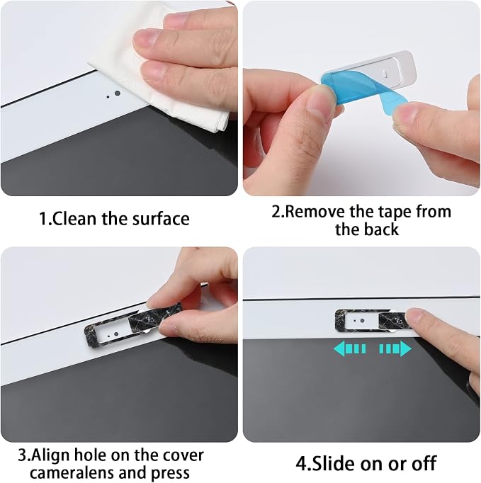 Webcam Cover, 3 Pieces, Laptop Camera Cover, Privacy Shielding Capacity is - Image 3