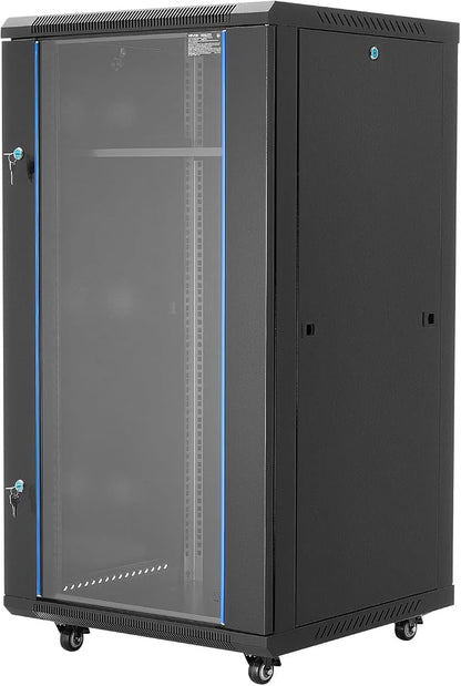 VEVOR 22U Server Rack Cabinet, Network Cabinet Wall Mount, 23.6 in Depth - Image 9