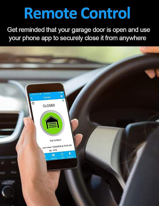 Smart WiFi Garage Door Opener Remote Controller, Smartphone App Control - Image 2