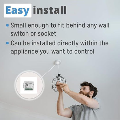 1CH Dry Contact WiFi Relay Switch Module, DC 12/24V AC 100-240V, Tuya Smart - Image 4
