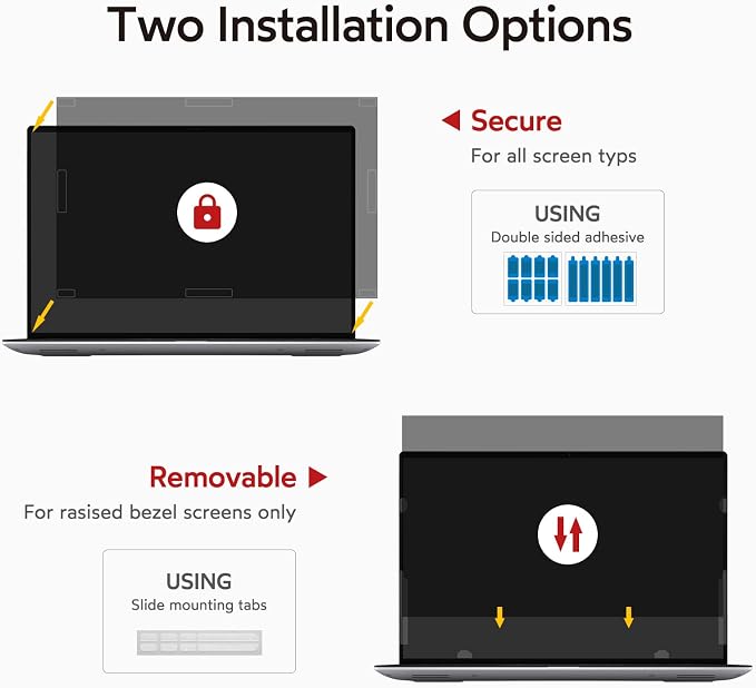 bersem 2 Pack 14 inch Laptop Privacy Screen - Image 5