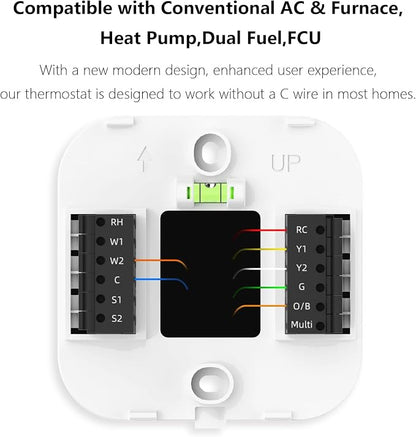 Smart Thermostat for House, Enhanced Programmable WiFi Thermostat, Saving - Image 2