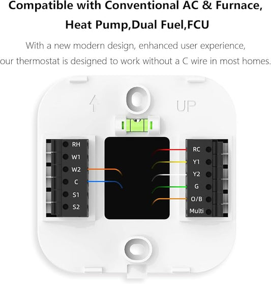 Smart Thermostat for House, Enhanced Programmable WiFi Thermostat, Saving - Image 2