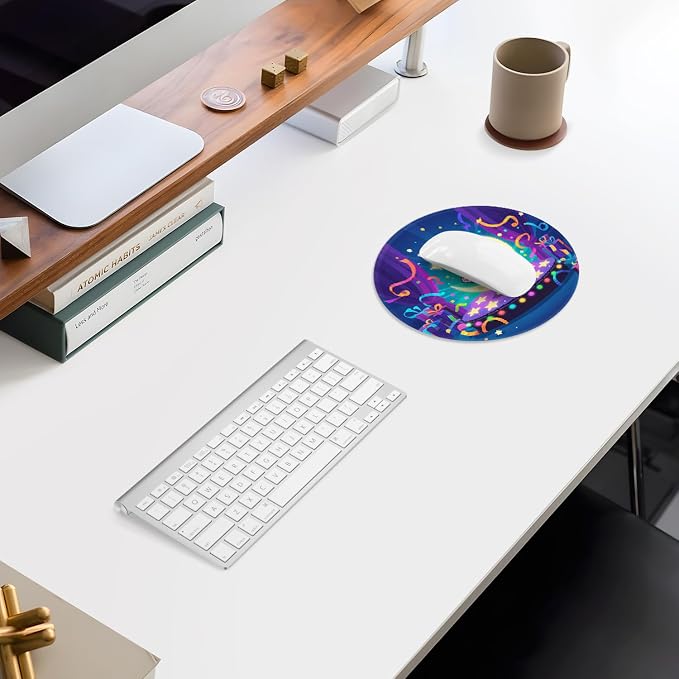 ITNRSIIET Mouse Pad Non-Slip Rubber Base Smooth Surface Stitched Edges - Image 7