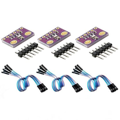 BME280 Sensor Module with Jumper Wires, 3-in-1 Temperature Humidity Barometric by HJHYUL