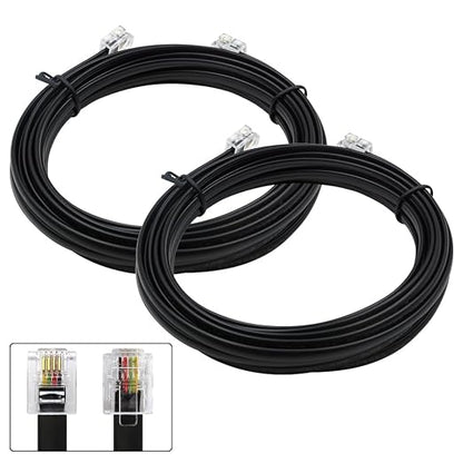 Phone Cable 15 Feet Telephone Line Cord by XANHAM