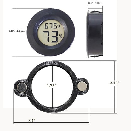2 PCS Magnetic Temperature and Humidity Monitor - Image 4