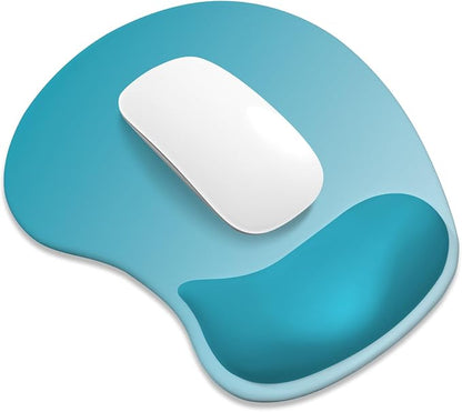 ITNRSIIET Ergonomic Mouse Pad, Cushioned Gel Wrist Rest, Non-Slip Base by +ITNRSIIET