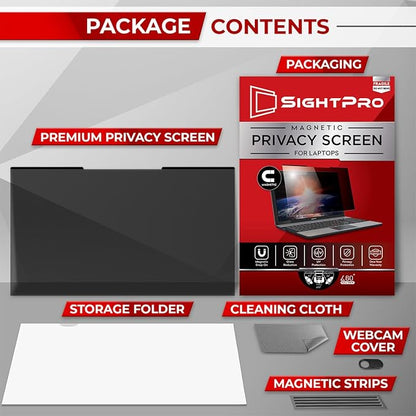 Magnetic Laptop Privacy Screen 16 Inch 16:10 - Image 7