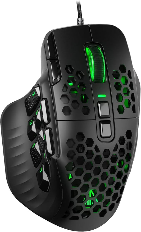 SOLAKAKA SM809 Wired MMO Gaming Mouse, by CORBOBO