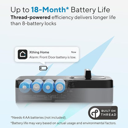 ULTRALOQ Bolt SE Smart Lock, Built-in Wi-Fi, Matter Over Thread, Works - Image 7