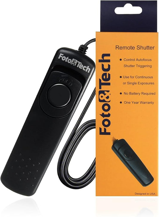 Foto&Tech Wired Remote Shutter Release Control Compatible by FOTO%26TECH