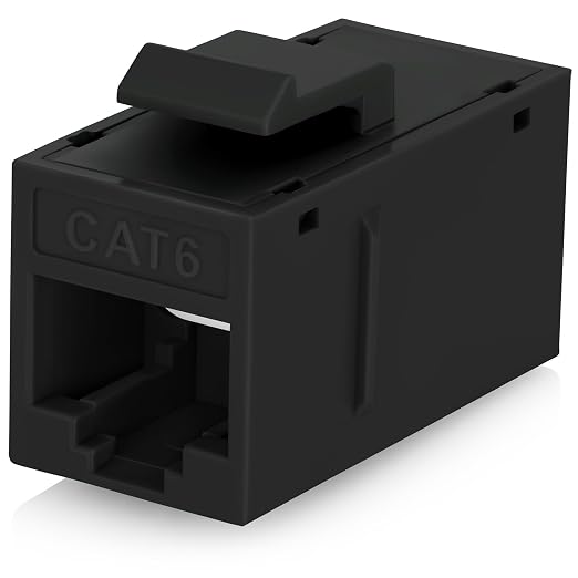Everest RJ45 CAT6 Keystone Coupler by EverestMediaSolutions