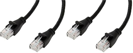 Amazon Basics RJ45 Cat-6 Ethernet Patch Cable, 1Gpbs Data Transfer Speed by AmazonBasics