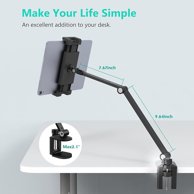 iPad Desk Mount, Tablet Holder, iPad Series - Image 5