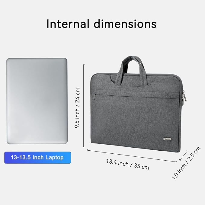 Voova Laptop Bag 13 14 Inch, Waterproof Computer Sleeve Carrying Case - Image 8