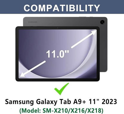 Keyboard Case for Samsung Galaxy Tab A9 Plus 5G 11 inch 2023, 7 Color Backlit - Image 7