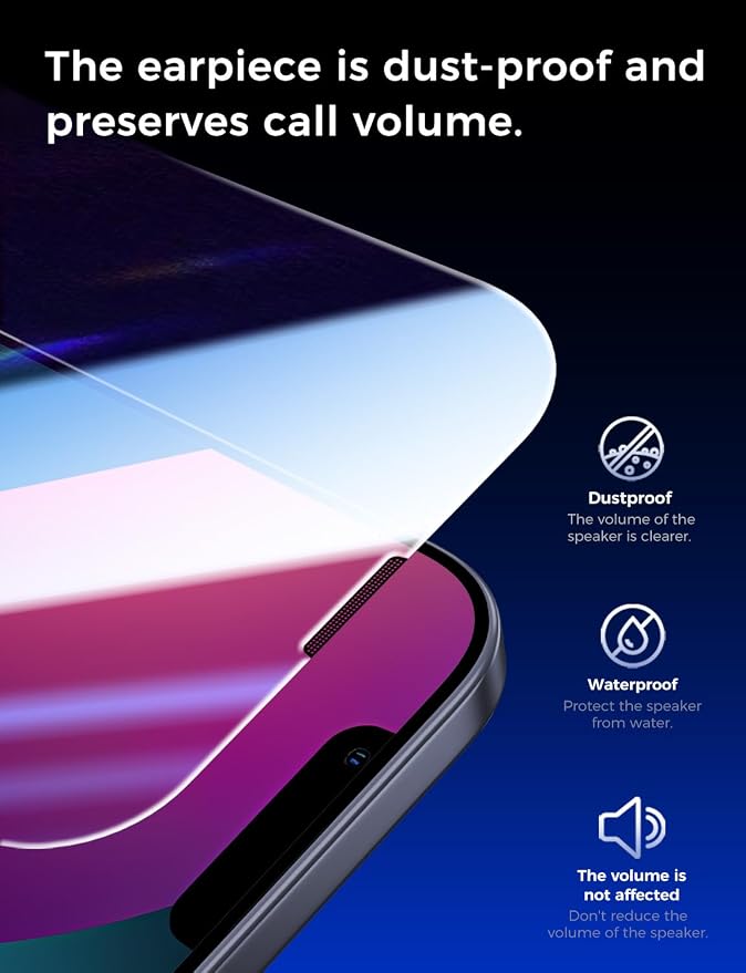 MAGIC JOHN 2 Pack for iPhone 13/14& iPhone 13 Pro 6.1 inch Tempered Glass - Image 6
