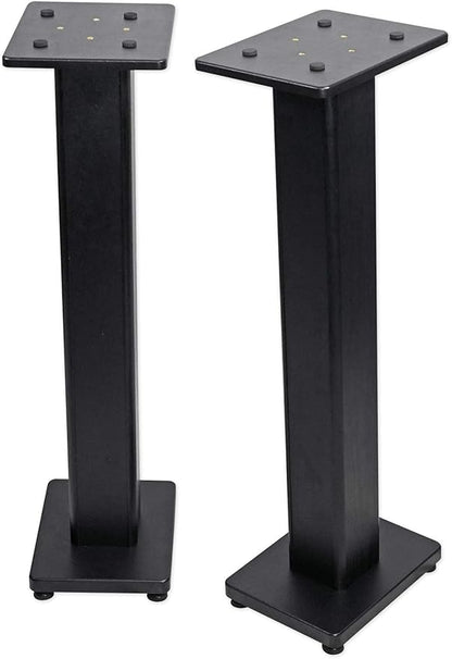 Rockville Pair RHTSB 36 Inch Bookshelf Speaker Stands, High-Performance Wood - Image 4