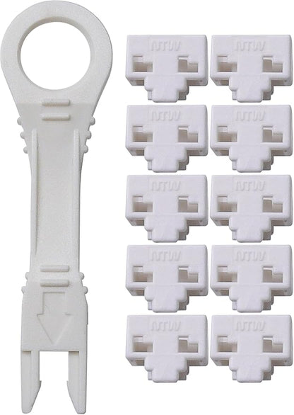 NTW RJ45 Port Blocker & Dust Cover, Network Port Lock, Ethernet Port Protector - Image 2