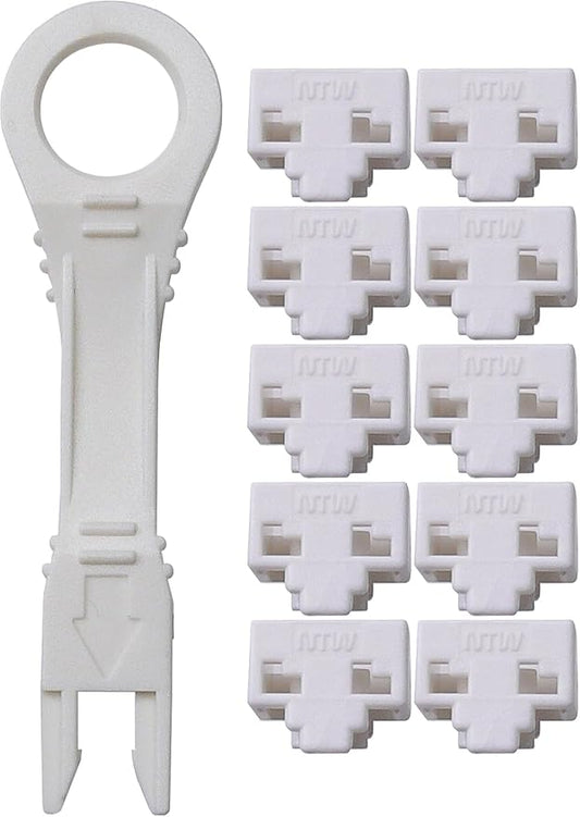NTW RJ45 Port Blocker & Dust Cover, Network Port Lock, Ethernet Port Protector - Image 2