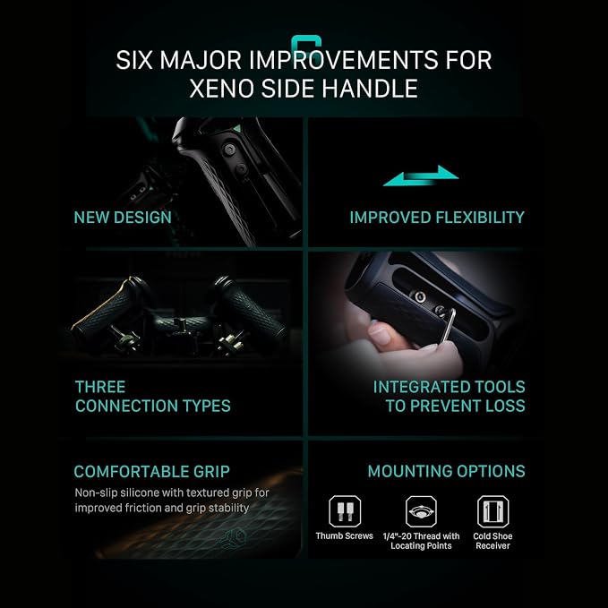 Tilta Xeno Side Handle for Filmmakers & Cameras - Image 6