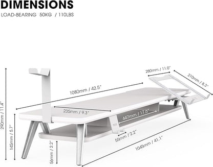 Fenge Dual Monitor Stand, Monitor Riser - Image 5