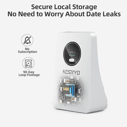 Solar Powered Security Cameras Wireless Outdoor, 4MP Cameras, 2 Cam kit - Image 2