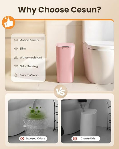 Cesun Motion Sensor Trash Can, 5 Gallon Automatic Bathroom Garbage Can - Image 7