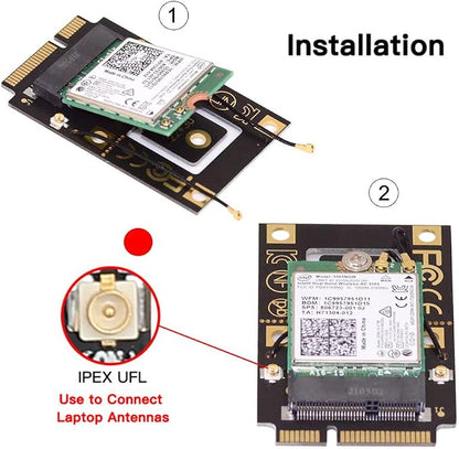 NGFF M.2 Key-A to Mini PCI-E PCI Express Converter Adapter - Image 3