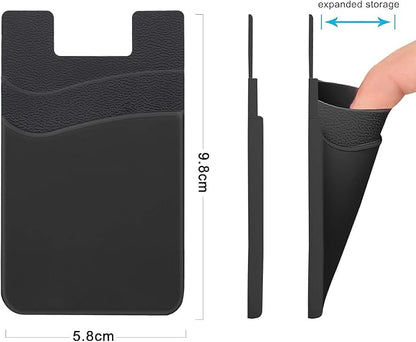 SS Phone Wallet, Phone Card Holder Stick on Credit Card Holder - Image 5