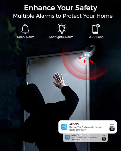 Solar Security Cameras Wireless Outdoor, 4MP Cameras - Image 6