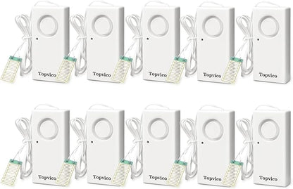 Water Leak Detector Alarm, 120dB Flood Alert by MakeLifeSaferandSmarterEnjoyPeaceofMind