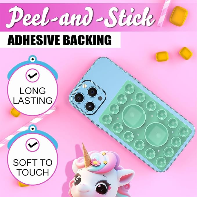 Silicone Suction Phone Holder Mount, Silicon Adhesive Phone Accessory - Image 4