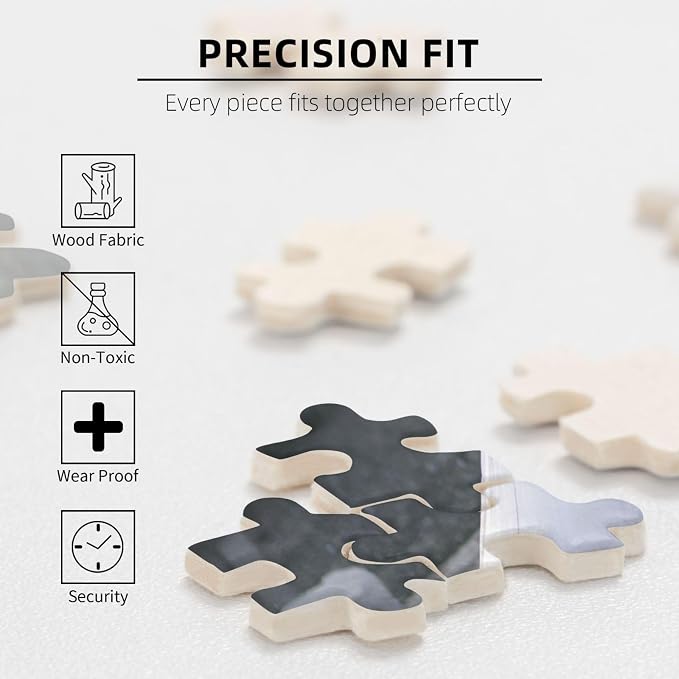 Custom Jigsaw Puzzle from Photos 300/500/1000 Pieces Personalized Wooden - Image 5